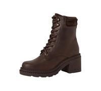 Tamaris Damen Lace Boot Heel 1-25294-45, Botas Cortas al Tobillo Mujer, marrón, 39 EU