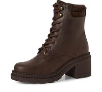 Tamaris Damen Lace Boot Heel 1-25294-45, Botín Mujer, Marrón, 40 EU, marrón, 40 EU
