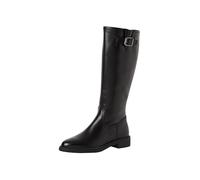 Tamaris Damen Long Boot Flat 1-25503-45, Botas a la Altura de Rodilla Mujer, Negro, 41 EU