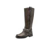Tamaris Damen Long Boot Flat 1-25534-45, Botas Altura Rodilla Mujer, Cigarro, 38 EU, Cigarro, 38 EU