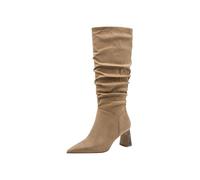 Tamaris Damen Long Boot Heel 1-25507-45, Botas a la Altura de Rodilla Mujer, Beige, 41 EU