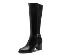 Tamaris Damen Long Boot Heel 1-25512-45, Botas a la Altura de Rodilla Mujer, Black, 40 EU
