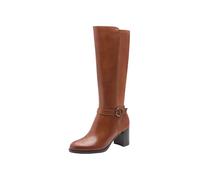 Tamaris Damen Long Boot Heel 1-25512-45, Botas a la Altura de Rodilla Mujer, coñac, 40 EU