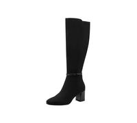 Tamaris Damen Long Boot Heel 1-25513-45, Botas a la Altura de Rodilla Mujer, Peine Negro, 37 EU