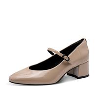 Tamaris Damen Pump with Strap 1-22312-43, Bomba Mujer, Taupe, 37 EU