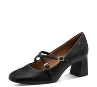 Tamaris Damen Pump with Strap 1-22412-46, Bomba Mujer, Negro, 37 EU