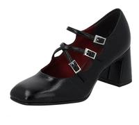 Tamaris Damen Pump with Strap 1-22458-45, Bomba Mujer, Negro, 41 EU