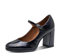 Tamaris Damen Pump with Strap 1-22462-45, Bomba Mujer, Azul Marino, 38 EU
