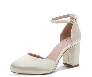 Tamaris Damen Pump with Strap 1-22463-45, Bomba Mujer, Gris, 40 EU