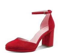 Tamaris Damen Pump with Strap 1-22463-45, Bomba Mujer, Rojo, 38 EU