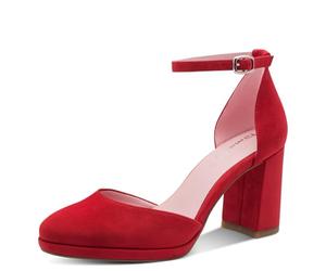 Tamaris Damen Pump with Strap 1-22463-45, Bomba Mujer, Rojo, 38 EU