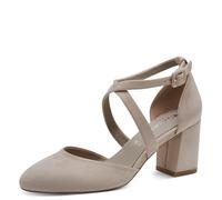 Tamaris Damen Pump with Strap 1-24414-41, Bomba Mujer, Pardo, 36 EU