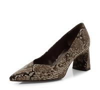 Tamaris Damen Pumps 1-22453-45, Bomba Mujer, Negro Serpiente, 37 EU
