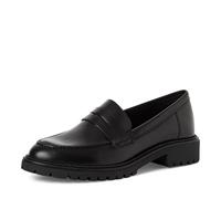 Tamaris Damen Slipper 1-24300-45, Mocasín Mujer, Piel Negra, 37 EU