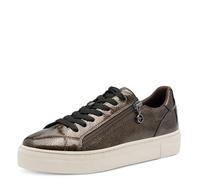 Tamaris Damen Sneaker Low 1-23313-41, Zapatillas Mujer, Bronce Patent, 41 EU