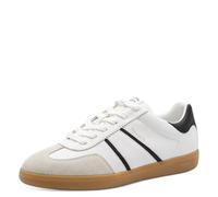 Tamaris Damen Sneaker Low 1-23624-43, Zapatillas Mujer, Blanco y Negro, 39 EU