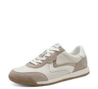 Tamaris Damen Sneaker Low 1-23665-45, Zapatillas Mujer, Beige, 41 EU