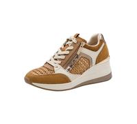 Tamaris Damen Sneaker Low 1-23703-41, Zapatillas de Deporte para Mujer, Camel Comb, 40 EU