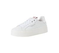 Tamaris Damen Sneaker Low 1-23708-46, Zapatillas Mujer, Piel Blanca, 42 EU