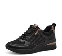 Tamaris Damen Sneaker Low 1-23721-42, Zapatillas Mujer, Cobre Negro, 35 EU