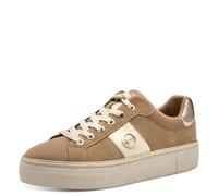 Tamaris Damen Sneaker Low 1-23724-42, Zapatillas Mujer, marrón Claro, 41 EU