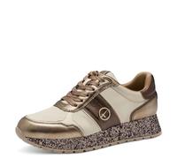 Tamaris Damen Sneaker Low 1-23727-42, Zapatillas Mujer, Champagne Glam, 40 EU