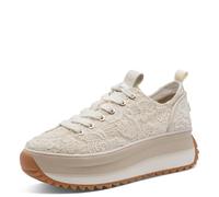 Tamaris Damen Sneaker Low 1-23731-41, Zapatillas Mujer, Marfil Macramee, 39 EU