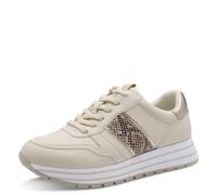 Tamaris Damen Sneaker Low 1-23745-42, Zapatillas Mujer, Color Beige, 38 EU