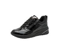 Tamaris Mujer con Cordones Veganos, Patente Negra., 37 EU