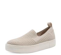 Tamaris Damen Sneaker Slip On 1-24704-42, Zapatillas Mujer, Ivory Glam, 37 EU