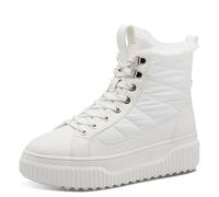 Tamaris Damen WL Lace Boot 1-26277-45, Botas para Nieve Mujer, Blanco, 37 EU