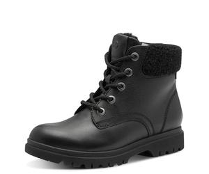 Tamaris Damen WL Lace Boot 1-26299-45, Botas para Nieve Mujer, Piel Negra, 40 EU