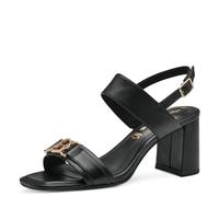 Tamaris Donna 1-28333-42, Sandalia con talón Mujer, Negro, 39 EU