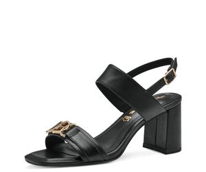 Tamaris Donna 1-28333-42, Sandalia con talón Mujer, Negro, 39 EU
