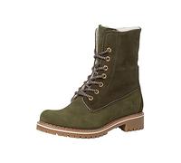 Tamaris DUOtex - Botas clásicas para mujer, impermeables, forradas cálidas, verde oliva, 37 EU