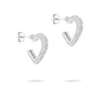 Tamaris Herzcreole TJ-0549-E-15 925 Plata, 1,5 cm, Plata, Circonia cúbica