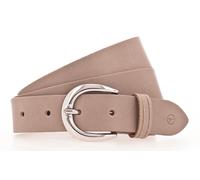 Tamaris Leather Belt W110 Gray Taupe