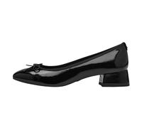 Tamaris - Mocasín Negro Brillante con Tacón Ancho - Shoes - Mujer - Negro - 39 EU -