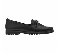 TAMARIS Mocasines de piel. Color Negro