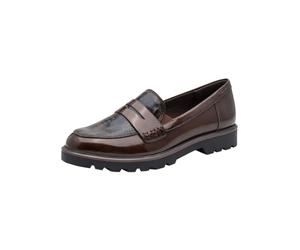 Tamaris Mocasines Planos para Mujer, marrón (Brown Comb), 41