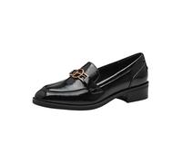 Tamaris Mocasines Veganos para Mujer, Negro Charol, 40 EU