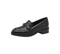 Tamaris Mocasines Veganos para Mujer, Negro Mate, 37 EU
