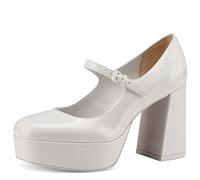 Tamaris Mujer 1-1-24415-20, Bomba con Correa, Blanco, 39 EU