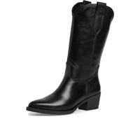Tamaris Mujer 1-1-25701-41, Botas Cortas al Tobillo, Piel Negra, 39 EU