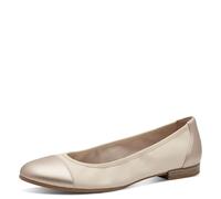Tamaris Bailarina crema / beige oscuro, Talla 37