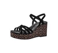 Tamaris Mujer 1-28014-42, Sandalias con cuña, Negro, 37 EU