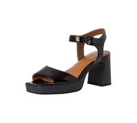 Tamaris Mujer 1-28030-42, Sandalia con talón, Patente negra, 37 EU
