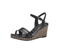 Tamaris Mujer 1-28046-42, Sandalias con cuña, Negro, 41 EU