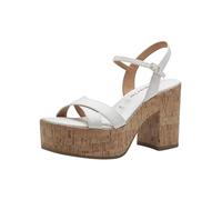 Tamaris Mujer 1-28054-42, Sandalia con talón, Blanco, 38 EU