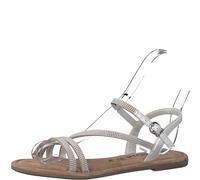 Tamaris Mujer 1-28113-42, Sandalias Planas, Gris, 36 EU